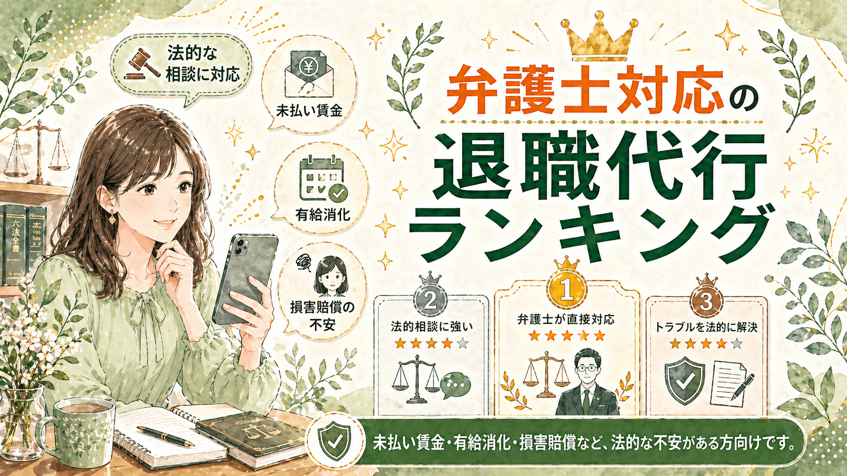 弁護士の退職代行ランキング
