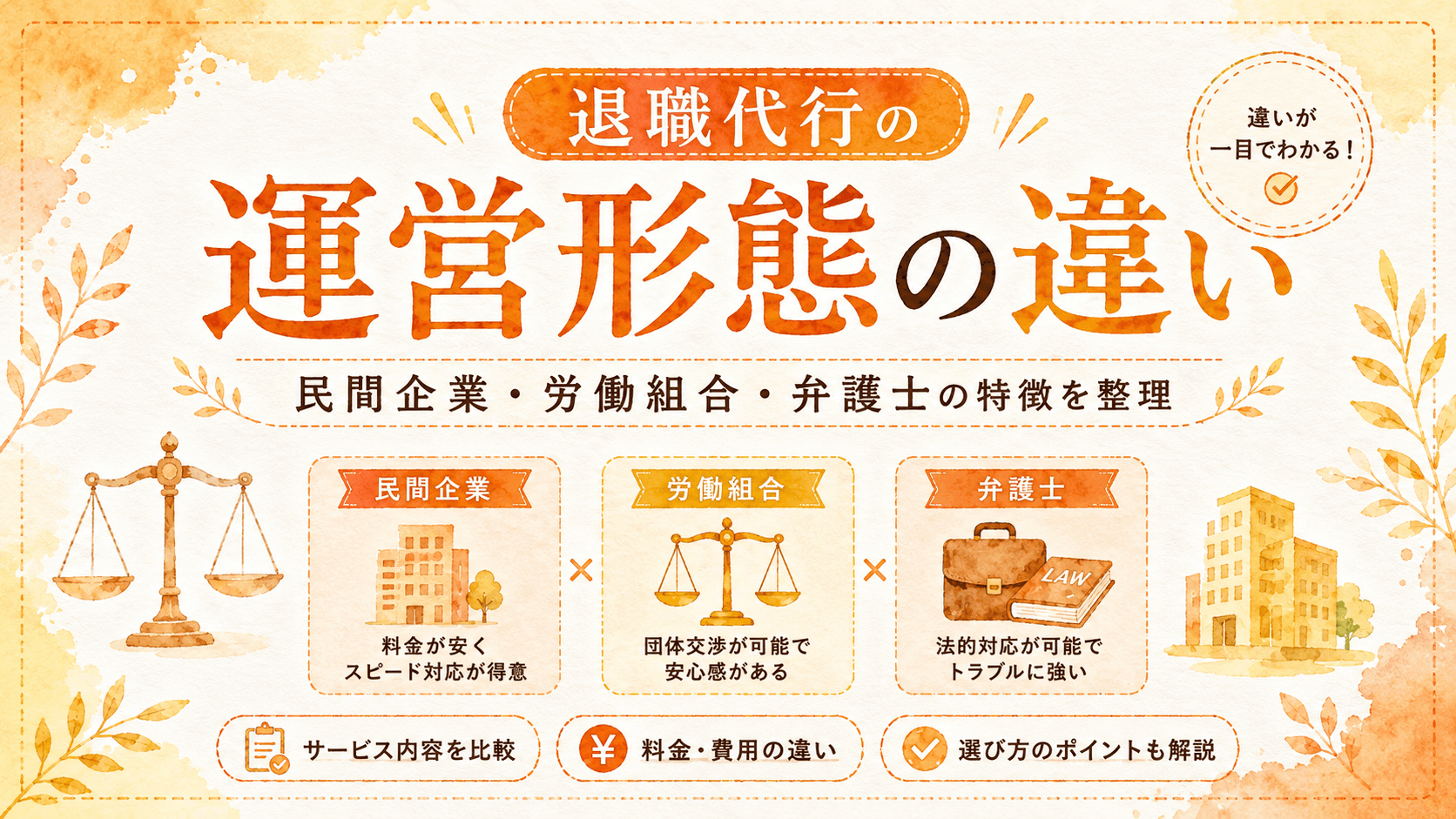 運営形態の違い